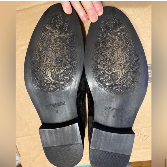 NWB AURELIO GARCIA Fiesso Suede Loafers with Studs - Picture 10 of 11